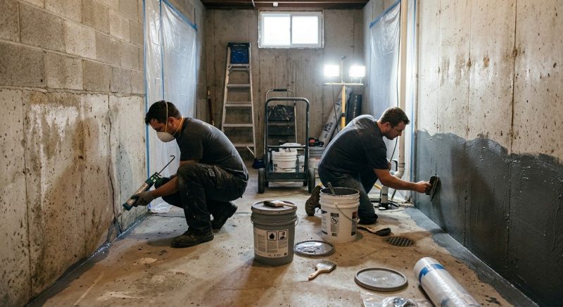Basement Walls Waterproofing in Sarasota, FL