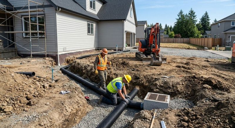 Yard Drainage Installation in Tuscaloosa, AL