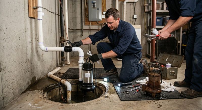 Basement Sump Pump Service in Boston, MA